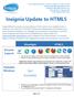 Insignia Update to HTML5