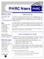 PHRC News PHRC. Getting in touch.  PHRC Sets Record. Kick-off of Building Code Training PHRC. PHRC at Penn College