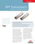 SFP Transceivers Small Form-Factor Pluggable Transceivers
