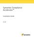 Symantec Compliance Accelerator