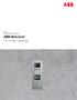 ABB Welcome US order catalog