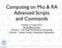 Computing on Mio & RA Advanced Scripts and Commands