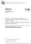 ITU-T E.350. Dynamic Routing Interworking