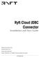 Ryft Cloud JDBC Connector