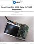 Canon PowerShot SD500 Digital ELPH LCD Replacement