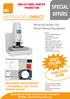 SPECIAL OFFERS 16,995 METROLOGY DIRECT 4,000. Micro-Vu Vertex 110 Vision Measuring System 2008 AUTUMN / WINTER PROMOTION