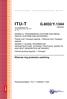 ITU-T G.8032/Y.1344 (06/2008) Ethernet ring protection switching