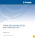 Tekla Structures 2016i. Basics of Tekla Structures. September Trimble Solutions Corporation