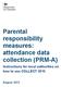 Parental responsibility measures: attendance data collection (PRM-A) Instructions for local authorities on how to use COLLECT 2015