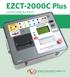 EZCT-2000C Plus. current transformer test set. Vanguard Instruments Company, Inc.