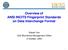 Overview of ANSI INCITS Fingerprint Standards on Data Interchange Format. Robert Yen DoD Biometrics Management Office 4 October, 2005