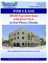 FOR LEASE. 300 SF Executive Suite with River View in Fort Pierce, Florida. 200 S. Indian River Dr., Fort Pierce, FL 34950