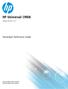 HP Universal CMDB. Software Version: Developer Reference Guide