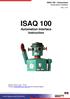 ISAQ 100 Automation Interface Instruction