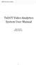 TxDOT Video Analytics System User Manual