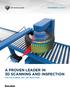 A PROVEN LEADER IN 3D SCANNING AND INSPECTION FOR THE RUBBER AND TIRE INDUSTRIES