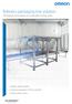 Robotics packaging line solution Bringing innovation to manufacturing sites