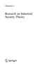 Menggang Li. Research on Industrial. Security Theory. Springer