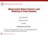 Measurement Based Dynamic Load Modeling in Power Systems