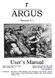 τ ARGUS Version 4.1 User s Manual