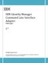 IBM Identity Manager Command Line Interface Adapter White paper