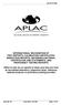 APLAC PR 008 TABLE OF CONTENTS