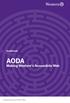 Guidebook: AODA. Making Western s Accessibile Web. Communications and Public Affairs