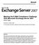 Meeting the  Compliance Challenge With Microsoft Exchange Server 2007 White Paper