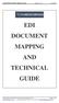 EDI DOCUMENT MAPPING AND TECHNICAL GUIDE
