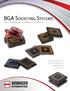 Test Development Validation Production. Micro-BGA Socketing Systems BGA Socket Adapter Systems Flip-Top BGA Sockets BGA Interposers