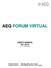 AEQ FORUM VIRTUAL USER S MANUAL ED. 03/15 Firmware Version: PBA Base CPU v1.65 or higher Software Version: AEQ FORUM VIRTUAL v1.