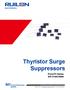 Thyristor Surge Suppressors. PxxxxTX Series DO-214AC/SMA. Circuit Protection System ELECTRONICS