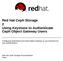 Red Hat Ceph Storage 2 Using Keystone to Authenticate Ceph Object Gateway Users