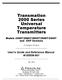 Transmation 2000 Series Universal Temperature Transmitters