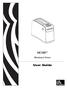 HC100. Wristband Printer. User Guide