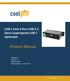 Product Manual. USB C Hub 4 Port USB 3.1 Gen1 SuperSpeed USB C Upstream. Coolgear, Inc. Version 1.1 September 2017 Model Number: CG-4PU31C2P