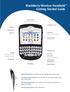 BlackBerry Wireless Handheld Getting Started Guide