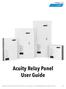 Acuity Relay Panel User Guide