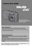 Camera User Guide. The serial number of this product is given on the bottom face of the camera.