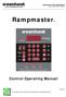 Rampmaster. Control Operating Manual. Rampmaster Operating Manual Heat Treat ver. RM3 Feb Page 1 of 25