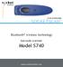 socketmobile.com S740 USERGUIDE SOCKETSCAN Bluetooth wireless technology barcode scanner Model S740