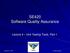 SE420 Software Quality Assurance