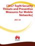 [2017 TopN Security Threats and Preventive Measures for Mobile Networks]