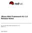 JBoss Web Framework Kit 1.0 Release Notes