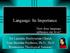 Language: Its Importance