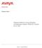 WLAN Release Notes. Release Notes for Avaya Wireless Orchestration System (WOS-E) Version Avaya Inc - External Distribution