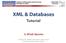 XML & Databases. Tutorial. 3. XPath Queries. Universität Konstanz. Database & Information Systems Group Prof. Marc H. Scholl