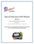 Special Education ipad Manual