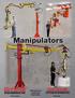 Manipulators. Manufactured in Canada and United States