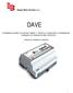 DAVE. kompaktný systém na záznam údajov z meračov. výstupom so vstavaným web rozhraním. Badger Meter Slovakia s.r.o. Návod na inštaláciu a obsluhu